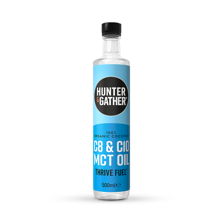 Hunter & Gather 100% Organic Coconut Pure C8 MCT Oil 500ml | H&B